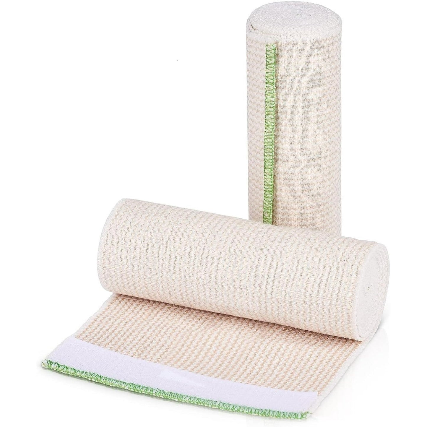 Naltars 2 Pack Cotton Elastic Bandage | Ace Wrap with Velcro 6 inch x 15 feet Hook and Loop Closure | Reusable Compression Bandage